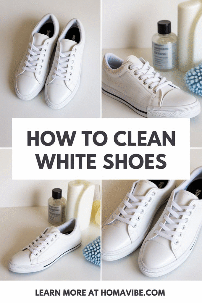 How to clean white shoes?