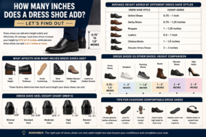 How Many Inches Do Dress Shoes Add? Average Height Increase (2026 Guide)
