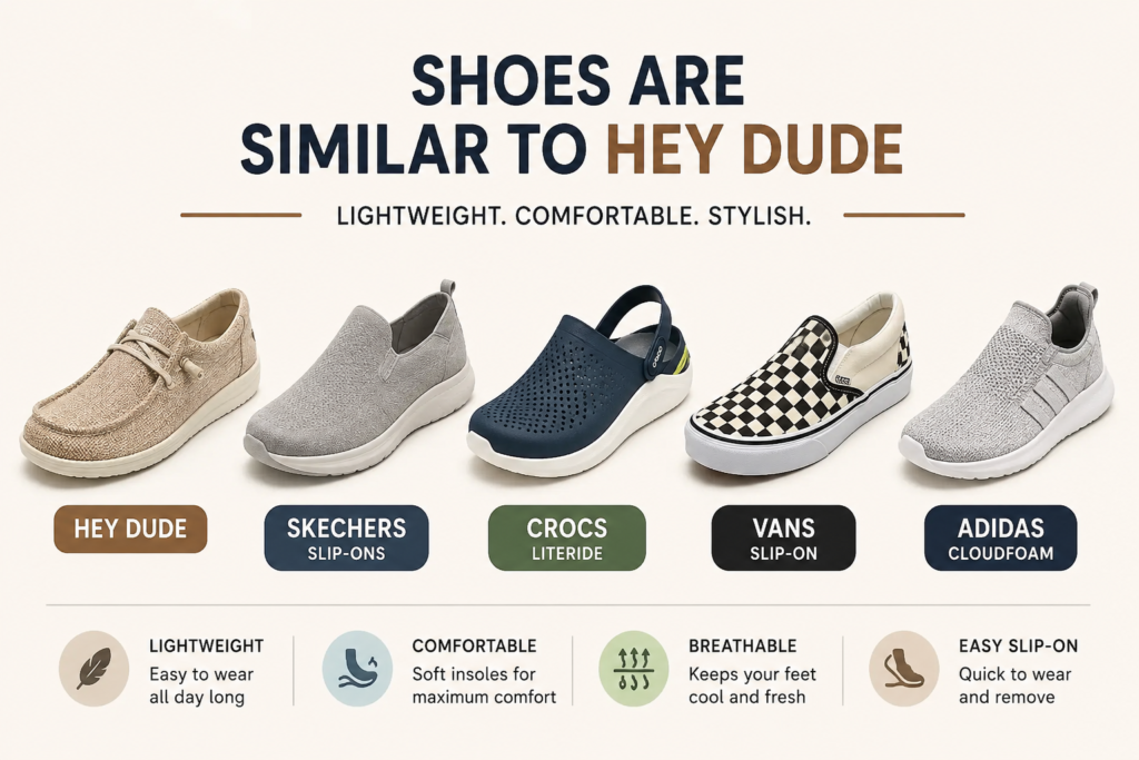 What Shoes Are Similar to Hey Dude? Best Comfortable Alternatives in 2026