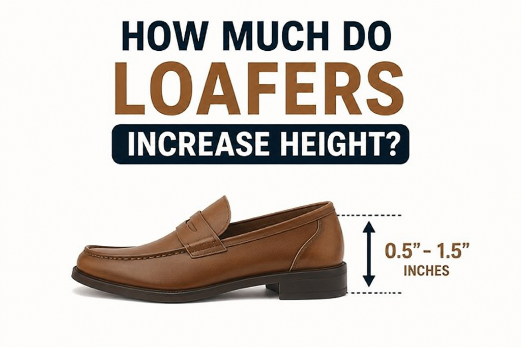 How much do loafers increase height? Personal guide: