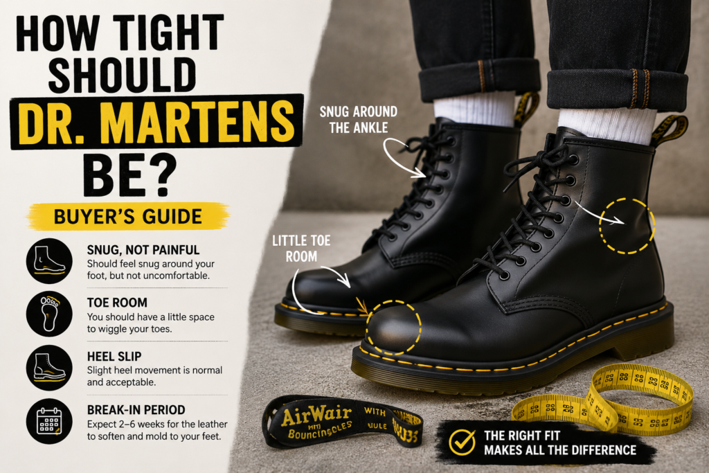 Are Dr. Martens Supposed to Be Tight? Sizing & Fit Guide