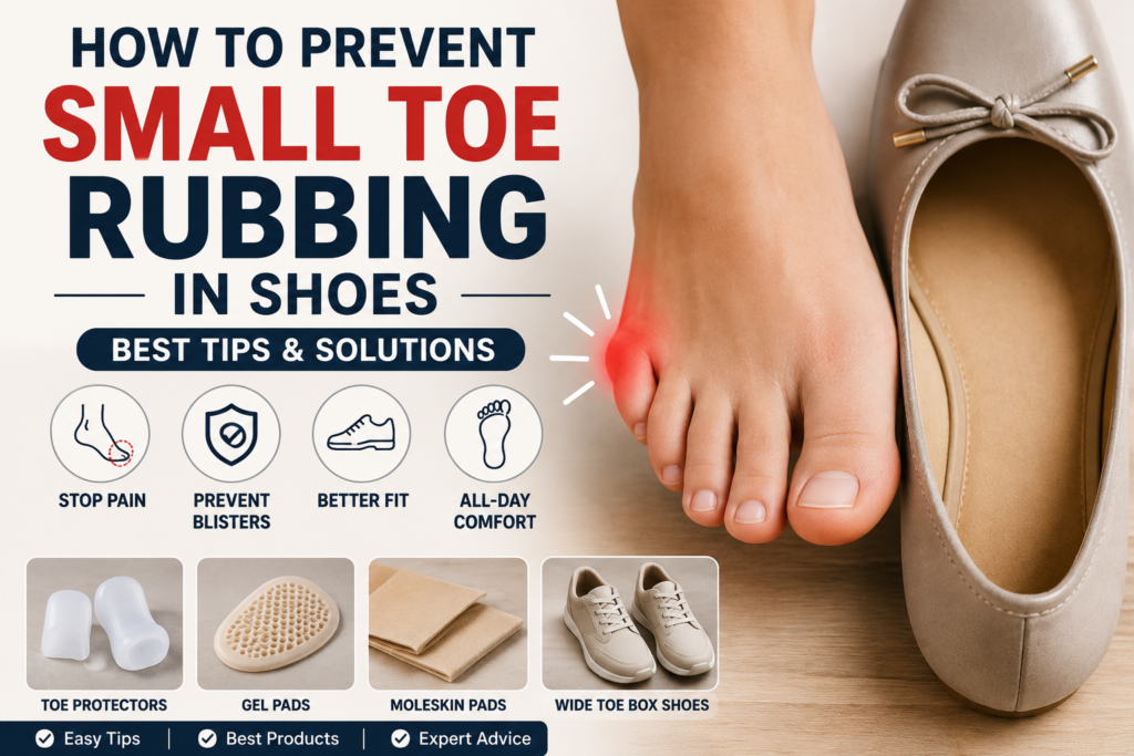 How to prevent small toe rubbing in shoes? Best tips and tricks: