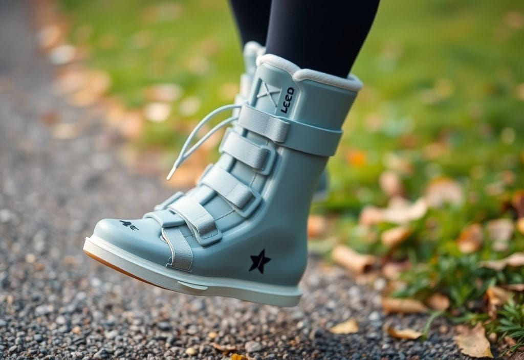 How to walk in a walking boot without crutches?