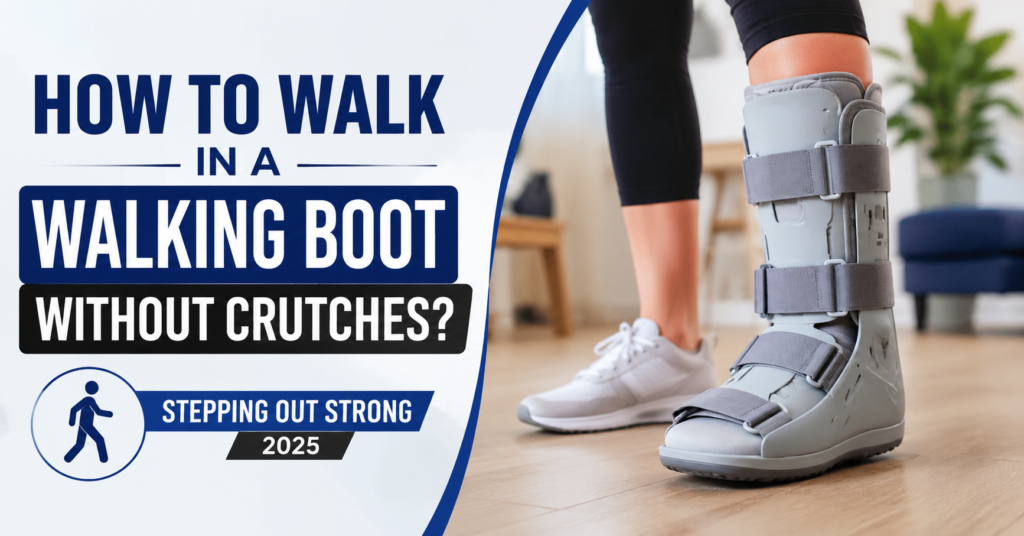 How to Walk in a Walking Boot Without Crutches (Step-by-Step Guide 2026)