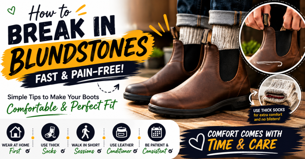 How to Break in Blundstones Fast (No Pain + Expert Tips 2026 Guide)
