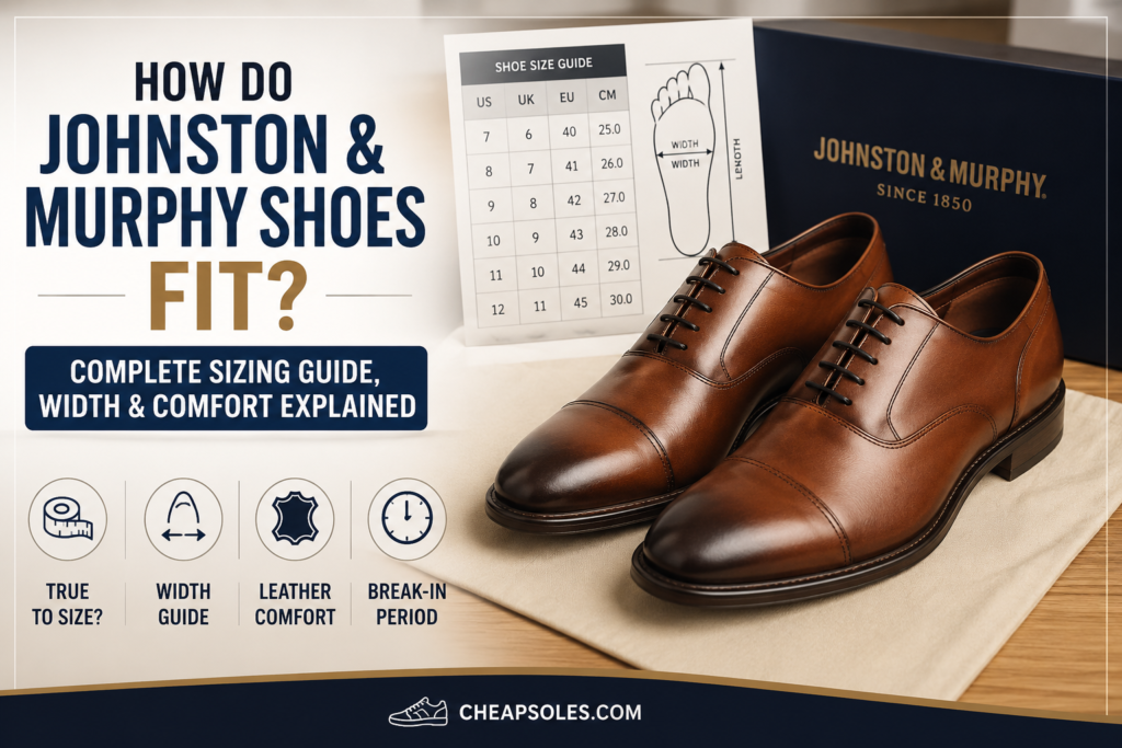 How Do Johnston and Murphy Shoes Fit? Sizing Guide, Width & Comfort (2026)